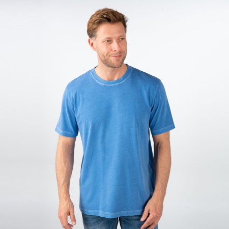 SALE % | Marc O'Polo | T-Shirt - Regular Fit - Uni | Blau online im Shop bei meinfischer.de kaufen