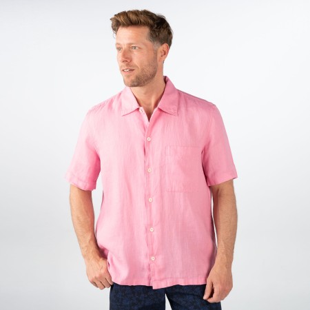 SALE % | Marc O'Polo | Hemd - Regular Fit - Leinen | Pink online im Shop bei meinfischer.de kaufen