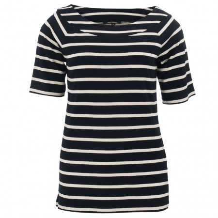 SALE % | More&More | T-Shirt - fitted - Stripes | Blau online im Shop bei meinfischer.de kaufen