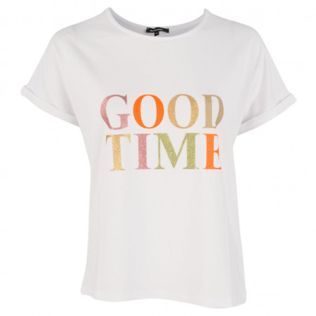 SALE % | More&More | T-Shirt - oversized - Wording | Weiß online im Shop bei meinfischer.de kaufen