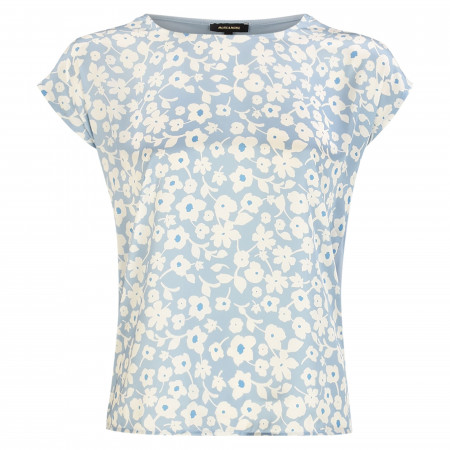 SALE % | More&More | T-Shirt  - Loose Fit - Flowerprint | Blau online im Shop bei meinfischer.de kaufen