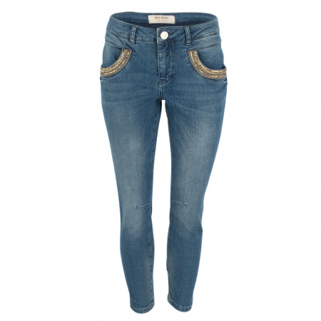 SALE % | Mos Mosh | Jeans - Skinny Fit - 7/8 | Blau online im Shop bei meinfischer.de kaufen