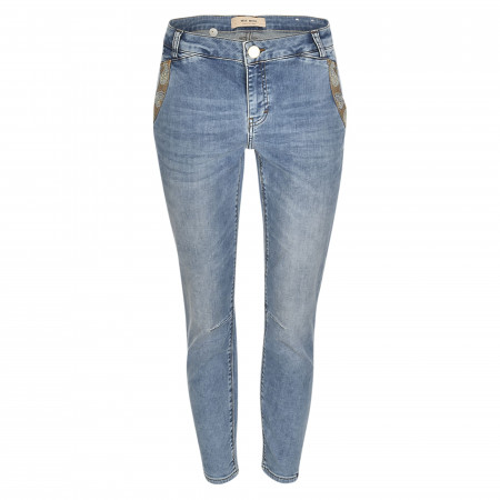 SALE % | Mos Mosh | Jeans - Slim Fit - Etta Paisely | Blau online im Shop bei meinfischer.de kaufen