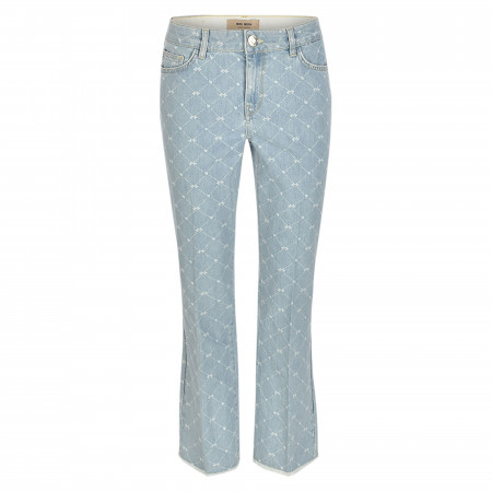 SALE % | Mos Mosh | Jeans -  Simone Monogram Jeans - Bootcut | Blau online im Shop bei meinfischer.de kaufen
