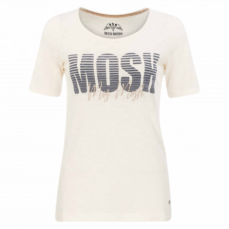 SALE % | Mos Mosh | T-Shirt - Regular Fit - Print | Weiß online im Shop bei meinfischer.de kaufen