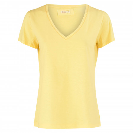 SALE % | Mos Mosh | T-Shirt - Regular Fit - V-Neck | Gelb online im Shop bei meinfischer.de kaufen