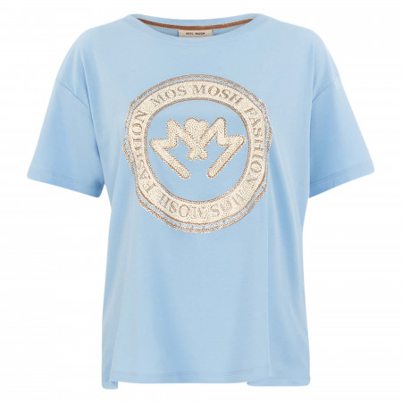 SALE % | Mos Mosh | T-Shirt - Loose Fit - Leah | Blau online im Shop bei meinfischer.de kaufen