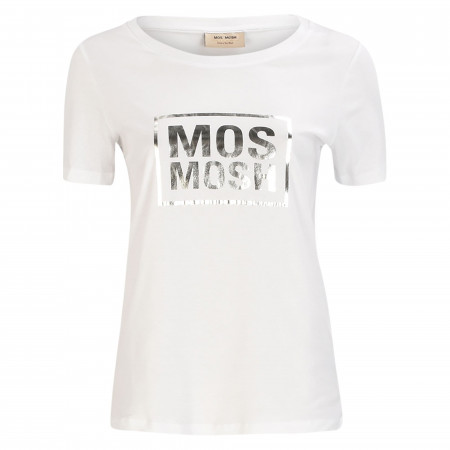 SALE % | Mos Mosh | T-Shirt - Regular Fit - Crewneck | Weiß online im Shop bei meinfischer.de kaufen