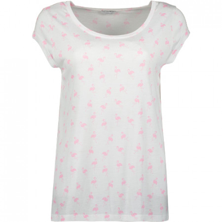 SALE % |  | T-Shirt -  Regular Fit - Flamingo-Print | Weiß online im Shop bei meinfischer.de kaufen