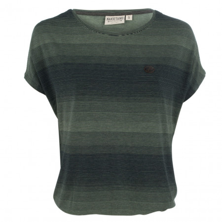 SALE % |  | T-Shirt - Comfort Fit - Stripes | Oliv online im Shop bei meinfischer.de kaufen