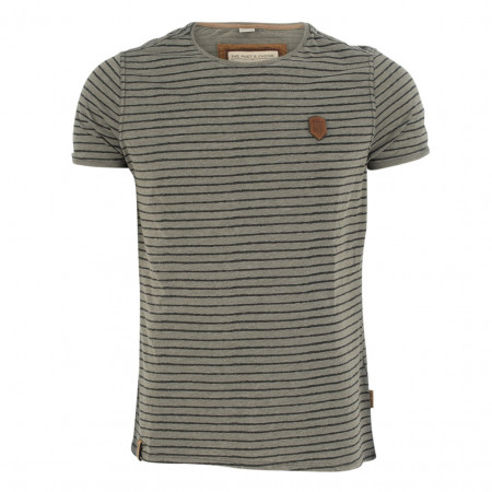 SALE % | Naketano | T-Shirt - Regular Fit - Stripes | Grau online im Shop bei meinfischer.de kaufen