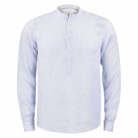 SALE % |  | Freizeithemd - Regular Fit - Stehkragen | Blau online im Shop bei meinfischer.de kaufen