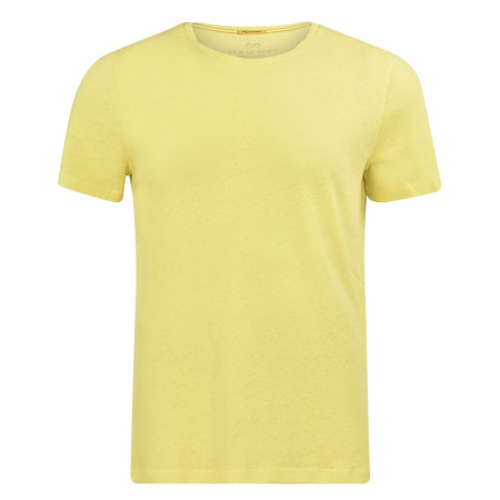 SALE % |  | T-Shirt - Regular Fit - Leinen-Mix | Gelb online im Shop bei meinfischer.de kaufen