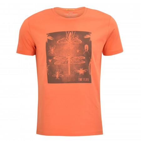 SALE % |  | T-Shirt - Regular Fit - Print | Orange online im Shop bei meinfischer.de kaufen