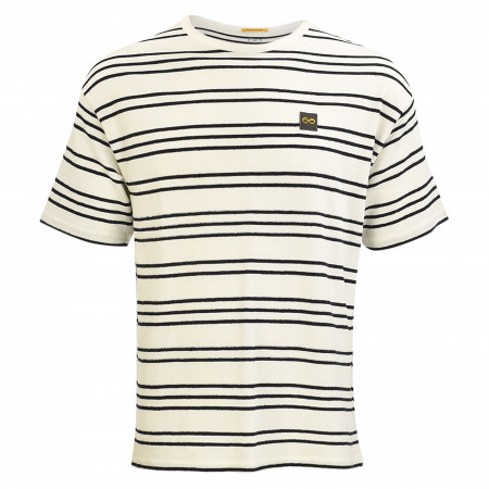 SALE % |  | T-Shirt - Loose Fit - Stripes | Weiß online im Shop bei meinfischer.de kaufen