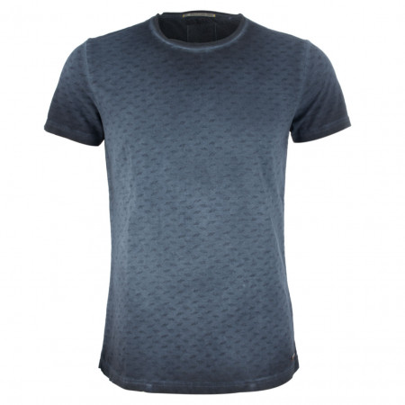 SALE % | No Excess | T-Shirt - Regular Fit - Minicheck | Blau online im Shop bei meinfischer.de kaufen
