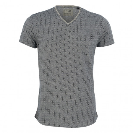 SALE % | No Excess | T-Shirt - Modern Fit - Minicheck | Grau online im Shop bei meinfischer.de kaufen