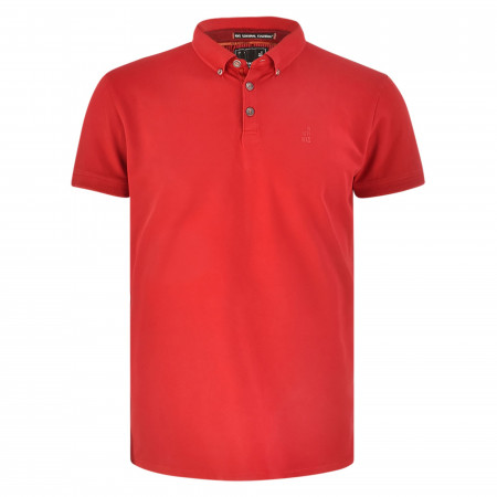SALE % | No Excess | Poloshirt - Regular Fit - Button Down | Rot online im Shop bei meinfischer.de kaufen