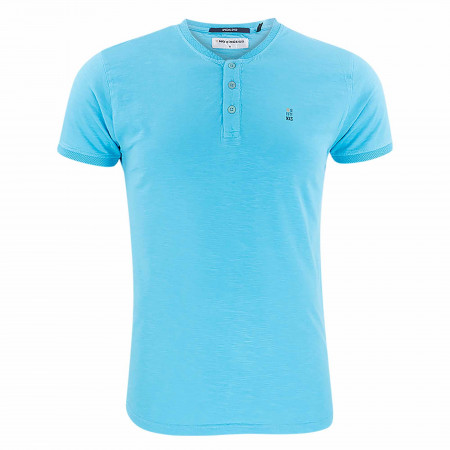 SALE % | No Excess | T-Shirt - Regular Fit - Henley | Blau online im Shop bei meinfischer.de kaufen