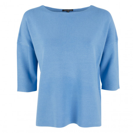 SALE % | ONE MORE STORY | Pullover - Comfort Fit - 3/4-Arm | Blau online im Shop bei meinfischer.de kaufen