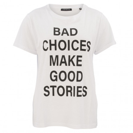 SALE % | ONE MORE STORY | T-Shirt - Regular Fit - Frontprint | Weiß online im Shop bei meinfischer.de kaufen