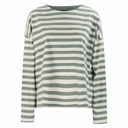 SALE % | ONE MORE STORY | Sweatshirt - oversized - Stripes | Grün online im Shop bei meinfischer.de kaufen
