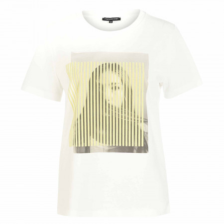 SALE % | ONE MORE STORY | T-Shirt - Regular Fit - Print | Weiß online im Shop bei meinfischer.de kaufen