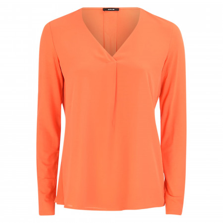 SALE % | Opus | Bluse - Regular Fit - V-Neck | Orange online im Shop bei meinfischer.de kaufen