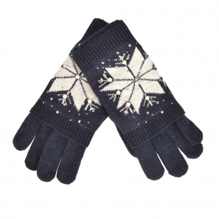 SALE % | 8 days a week | Handschuhe - Muster | Blau online im Shop bei meinfischer.de kaufen