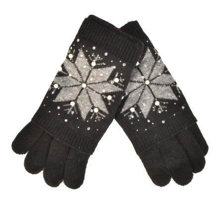 SALE % | 8 days a week | Handschuhe - Muster | Schwarz online im Shop bei meinfischer.de kaufen