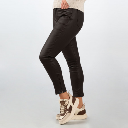 SALE % | Opus | Jeans - Regular Fit - Emily Zip | Braun online im Shop bei meinfischer.de kaufen
