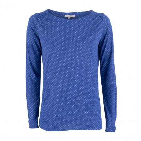 SALE % | Opus | Jerseyshirt - Super - Triangle-Print | Blau online im Shop bei meinfischer.de kaufen