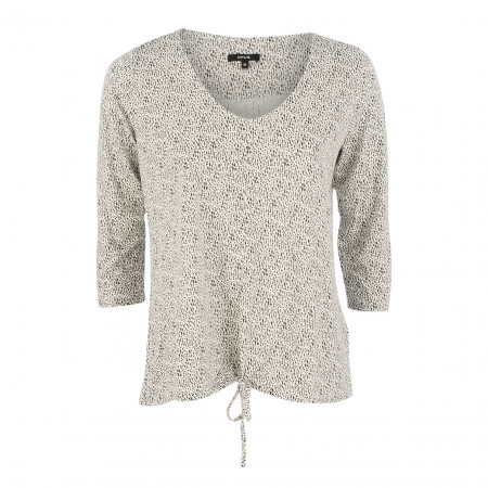 SALE % | Opus | Jerseyshirt - Sammi - Comfort Fit | Weiß online im Shop bei meinfischer.de kaufen