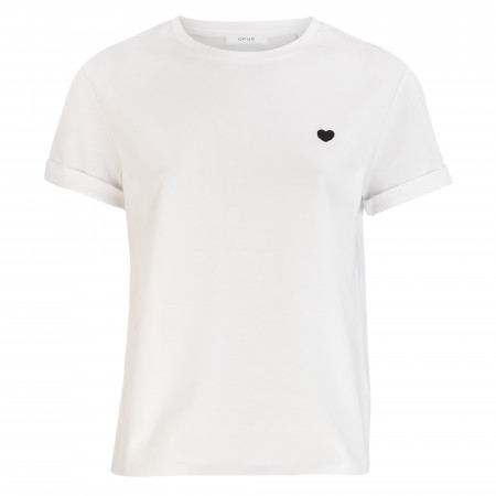 SALE % | Opus | T-Shirt - Regular Fit - Serz | Weiß online im Shop bei meinfischer.de kaufen