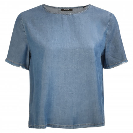 SALE % | Opus | Shirtbluse - Loose Fit - Fridolina HS | Blau online im Shop bei meinfischer.de kaufen
