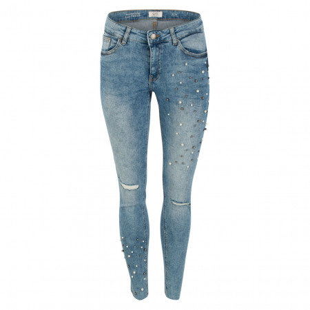 SALE % | Q/S designed by | Jeans - Slim Fit - Ankle Leg | Blau online im Shop bei meinfischer.de kaufen