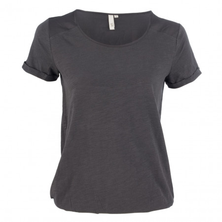 SALE % | Q/S designed by | T-Shirt - Comfort Fit - Crewneck | Grau online im Shop bei meinfischer.de kaufen