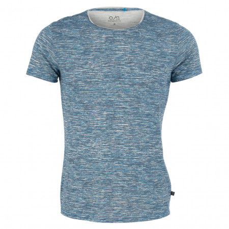 SALE % | Q/S designed by | T-Shirt  -fitted - Melange-Optik | Blau online im Shop bei meinfischer.de kaufen