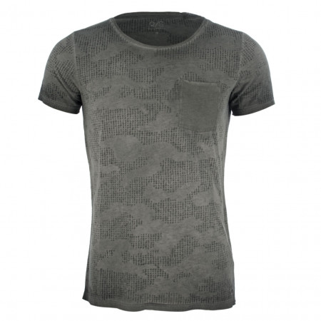 SALE % | Q/S designed by | T-Shirt - Modern Fit - Brusttasche | Grau online im Shop bei meinfischer.de kaufen