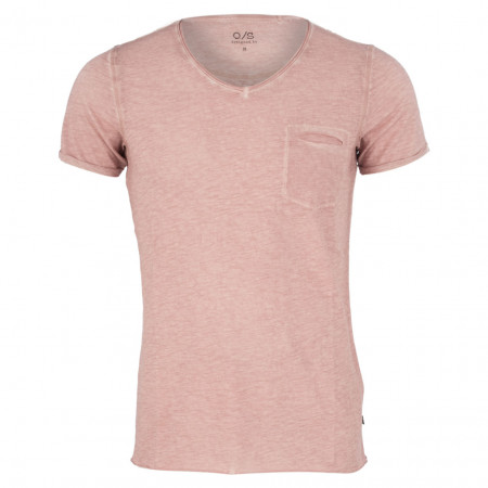 SALE % | Q/S designed by | T-Shirt - Modern Fit - V-Neck | Rosa online im Shop bei meinfischer.de kaufen