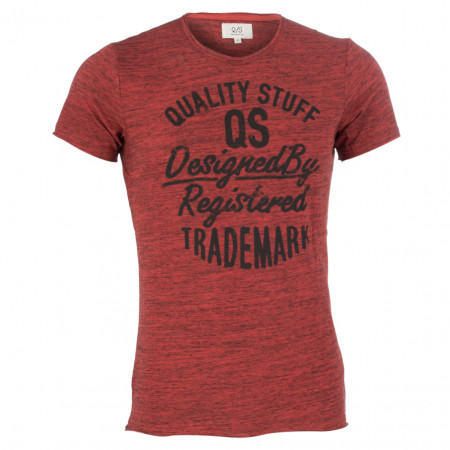 SALE % | Q/S designed by | T_Shirt - Slim Fit - Frontprint | Rot online im Shop bei meinfischer.de kaufen