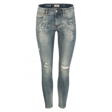 SALE % | Q/S designed by | Jeans - Slim Fit - cropped | Blau online im Shop bei meinfischer.de kaufen