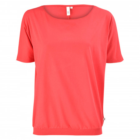 SALE % | Q/S designed by | T-Shirt - Loose Fit - unifarben | Rot online im Shop bei meinfischer.de kaufen
