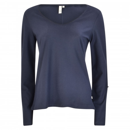 SALE % | Q/S designed by | Shirt - Regular Fit - V-Neck | Blau online im Shop bei meinfischer.de kaufen