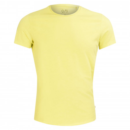 SALE % | Q/S designed by | T-Shirt - Regular Fit - unifarben | Gelb online im Shop bei meinfischer.de kaufen