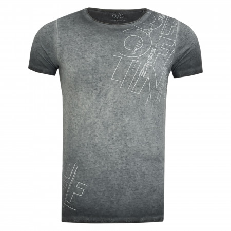 SALE % | Q/S designed by | T-Shirt - Regular Fit - Print | Schwarz online im Shop bei meinfischer.de kaufen