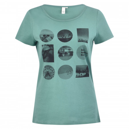 SALE % | Q/S designed by | T-Shirt - Regular Fit - Photoprint | Grün online im Shop bei meinfischer.de kaufen