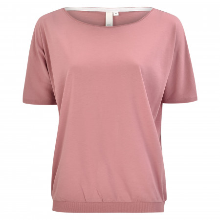 SALE % | Q/S designed by | T-Shirt - Loose Fit - unifarben | Rosa online im Shop bei meinfischer.de kaufen