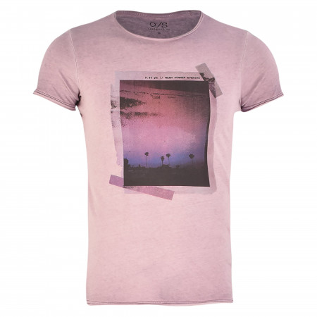 SALE % | Q/S designed by | T-Shirt - Regular Fit - Photo-Print | Lila online im Shop bei meinfischer.de kaufen