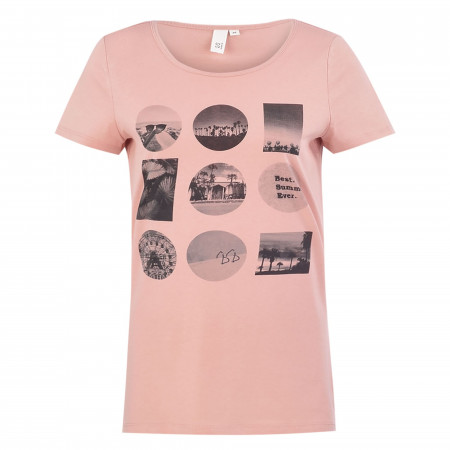 SALE % | Q/S designed by | T-Shirt - Regular Fit - Photoprint | Rosa online im Shop bei meinfischer.de kaufen